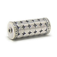 Bali Silver Beads - Barrel and Pipe Beads