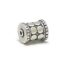 Bali Beads | Sterling Silver Silver Beads - Barrel and Pipe Beads, Silver Beads B1002