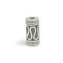 Bali Beads | Sterling Silver Silver Beads - Barrel and Pipe Beads, Silver Beads B1015