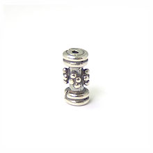 Bali Beads | Sterling Silver Silver Beads - Barrel and Pipe Beads, Silver Beads B1019