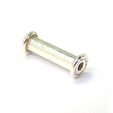 Bali Beads | Sterling Silver Silver Beads - Barrel and Pipe Beads, Silver Beads B1030