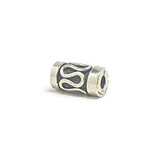 Bali Beads | Sterling Silver Silver Beads - Barrel and Pipe Beads, Silver Beads B1035