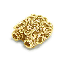 Bali Beads | Sterling Silver Vermeil-24k Gold Plated - Vermeil Connectors, 24K Gold Vermeil on Sterling Silver B2002V