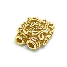 Bali Beads | Sterling Silver Vermeil-24k Gold Plated - Vermeil Connectors, 24K Gold Vermeil on Sterling Silver B2003V