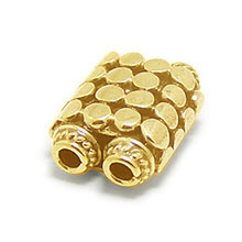 Bali Beads | Sterling Silver Vermeil-24k Gold Plated - Vermeil Connectors, 24K Gold Vermeil on Sterling Silver B2004V