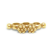 Bali Beads | Sterling Silver Vermeil-24k Gold Plated - Vermeil Connectors, 24K Gold Vermeil on Sterling Silver B2007V