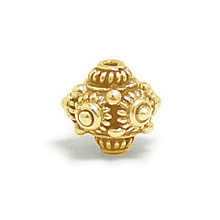 Bali Beads Vermeil-24k Gold Plated - Vermeil Other Shapes, 24K Gold Vermeil on Sterling Silver B3007V