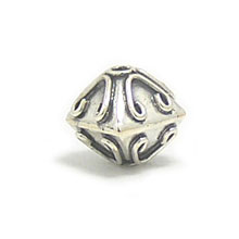 Bali Beads | Sterling Silver Silver Beads - Other Shapes, Silver Beads B3028