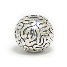 Bali Beads | Sterling Silver Silver Beads - Round Beads, Silver Beads B5001