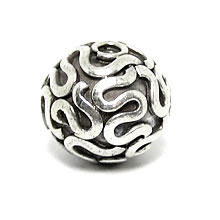Bali Beads | Sterling Silver Silver Beads - Round Beads, Silver Beads B5003
