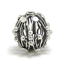 Bali Beads | Sterling Silver Silver Beads - Round Beads, Silver Beads B5008