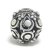Bali Beads Silver Beads - Round Beads, Silver Beads B5011