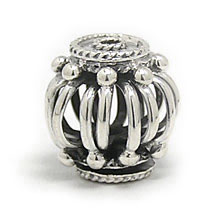 Bali Beads Silver Beads - Round Beads, Silver Beads B5014