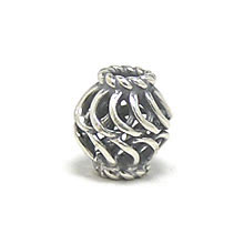 Bali Beads Silver Beads - Round Beads, Silver Beads B5017