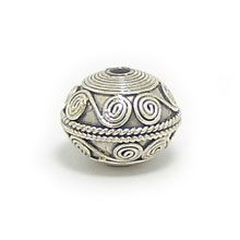 Bali Beads | Sterling Silver Silver Beads - Round Beads, Silver Beads B5025