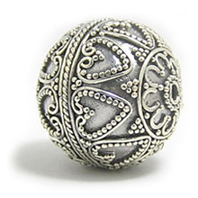 Bali Beads | Sterling Silver Silver Beads - Round Beads, Silver Beads B5028