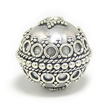 Bali Beads | Sterling Silver Silver Beads - Round Beads, Silver Beads B5029