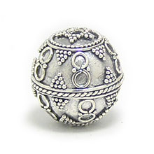 Bali Beads | Sterling Silver Silver Beads - Round Beads, Silver Beads B5030