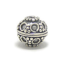 Bali Beads | Sterling Silver Silver Beads - Round Beads, Silver Beads B5032
