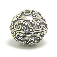 Bali Beads | Sterling Silver Silver Beads - Round Beads, Silver Beads B5050