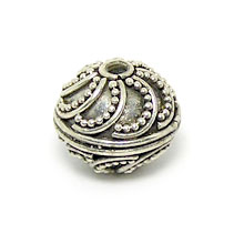 Bali Beads | Sterling Silver Silver Beads - Round Beads, Silver Beads B5052