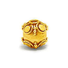 Bali Beads | Sterling Silver Vermeil-24k Gold Plated - Vermeil Round Beads, 24K Gold Vermeil on Sterling Silver B5056V 