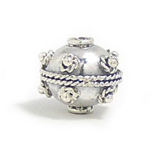 Bali Beads | Sterling Silver Silver Beads - Round Beads, Silver Beads B5064