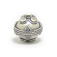 Bali Beads | Sterling Silver Silver Beads - Round Beads, Silver Beads B5075