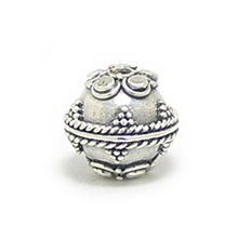 Bali Beads | Sterling Silver Silver Beads - Round Beads, Silver Beads B5076