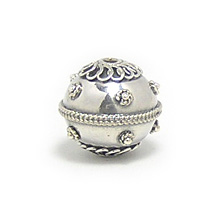 Bali Beads | Sterling Silver Silver Beads - Round Beads, Silver Beads B5080