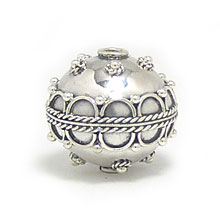 Bali Beads | Sterling Silver Silver Beads - Round Beads, Silver Beads B5083