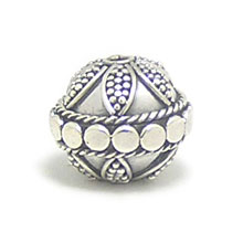 Bali Beads | Sterling Silver Silver Beads - Round Beads, Silver Beads B5085