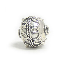 Bali Beads | Sterling Silver Silver Beads - Round Beads, Silver Beads B5089