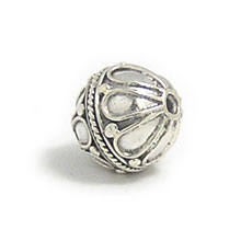 Bali Beads | Sterling Silver Silver Beads - Round Beads, Silver Beads B5095