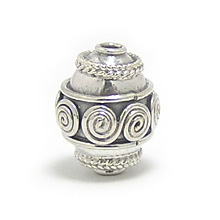 Bali Beads | Sterling Silver Silver Beads - Round Beads, Silver Beads B5101
