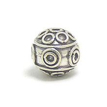 Bali Beads | Sterling Silver Silver Beads - Round Beads, Silver Beads B5114