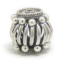 Bali Beads | Sterling Silver Silver Beads - Round Beads, Silver Beads B5117