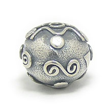 Bali Beads | Sterling Silver Silver Beads - Round Beads, Silver Beads B5120