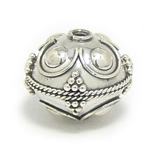 Bali Beads | Sterling Silver Silver Beads - Round Beads, Silver Beads B5133