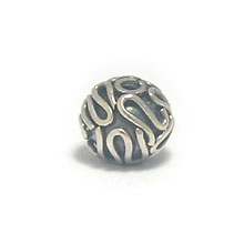 Bali Beads | Sterling Silver Silver Beads - Round Beads, Sterling Silver Beads - B5136