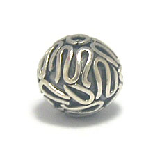 Bali Beads | Sterling Silver Silver Beads - Round Beads, Sterling Silver Beads - B5137