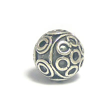 Bali Beads | Sterling Silver Silver Beads - Round Beads, Sterling Silver Beads - B5141