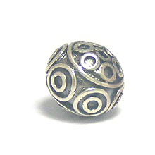Bali Beads | Sterling Silver Silver Beads - Round Beads, Sterling Silver Beads - B5142