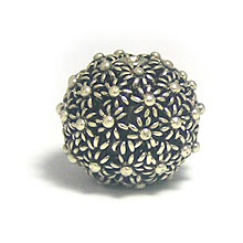 Bali Beads | Sterling Silver Silver Beads - Round Beads, Sterling Silver Beads - B5143