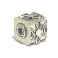 Bali Silver Beads - Square Beads