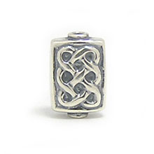 Bali Beads | Sterling Silver Silver Beads - Stamp Beads, Silver Beads B8021
