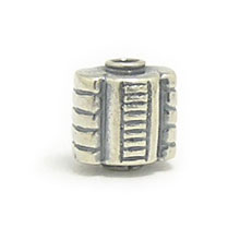 Bali Beads | Sterling Silver Silver Beads - Stamp Beads, Silver Beads B8022
