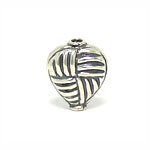 Bali Beads | Sterling Silver Silver Beads - Stamp Beads, Silver Beads B8046