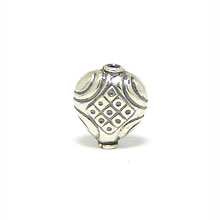 Bali Beads | Sterling Silver Silver Beads - Stamp Beads, Silver Beads B8048