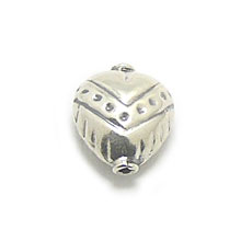 Bali Beads | Sterling Silver Silver Beads - Stamp Beads, Silver Beads B8052
